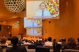Le ministre vietnamien des Sciences et des Technologies, Vu Hai Quân. Photo: la délégation vietnamienne à Genève