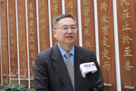 Le professeur Cheng Hanping, directeur exécutif de l’Institut de recherche sur les régions et les pays et directeur du Centre d’études vietnamiennes de l’Université de technologie du Zhejiang, en Chine. Photo: VNA