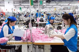 La production manufacturière vietnamienne poursuit sa croissance. Photo: VNA