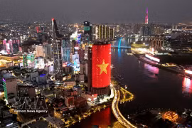 Une vue Hô Chi Minh-Ville. Photo: VNA
