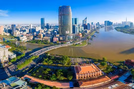 Un décret encadre la gestion foncière et environnementale du Centre financier international. Photo: dantri.com.vn