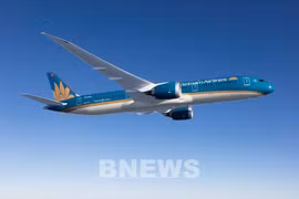 Un avion de Vietnam Airlines. Photo: Bnews