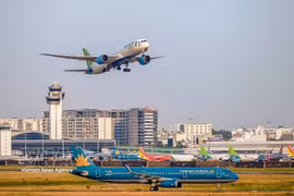 Des avions à l'aéroport international de Tân Son Nhât, à Hô Chi Minh-Ville