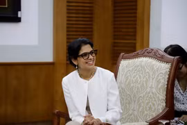 Urmila Venugopalan, présidente et directrice générale de la Motion Picture Association (MPA) pour la région Asie-Pacifique. Photo: thethaovanhoa.vn