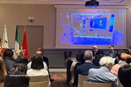 Colloque sur la coopération technologique Vietnam-Italie dans la région du Piémont. Photo: VNA