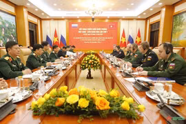 Panorama du 7e Dialogue stratégique de défense Vietnam-Russie. Photo: qdnd.vn