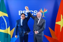 Le Premier ministre Pham Minh Chinh et le président brésilien Lula da Silva