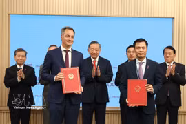 ​Le secrétaire général du Parti et président de la République, Tô Lâm, assiste le 22 septembre à New York à la cérémonie de remise de plusieurs documents et accords de coopération entre le Vietnam et les agences des Nations unies (ONU). Photo: VNA