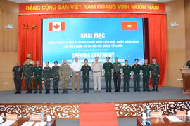Le Vietnam et le Canada coorganisent une formation d’officiers d’état-major des Nations unies. Photo: qdnd.vn