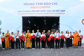 Inauguration du centre de presse du Vesak des Nations Unies 2025
