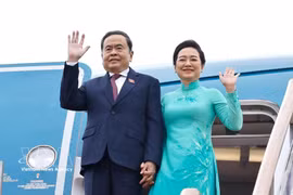 Le président de l’Assemblée nationale Trân Thanh Mân et son épouse achèvent mercredi leur visite officielle en République de Corée. Photo: VNA