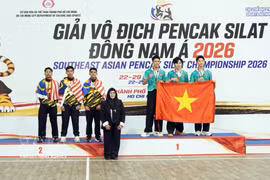Le Vietnam s’impose au Championnat de Pencak Silat d’Asie du Sud-Est 2026. Photo: VNA