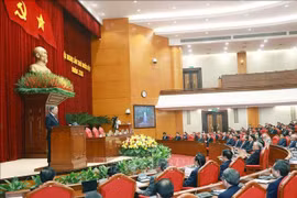 Le 11e Plénum du 13e Comité central du Parti. Photo: VNA