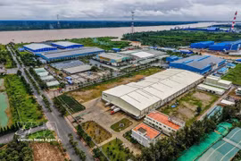 La société par actions WestFood Hâu Giang, dans le parc industriel Nam Sông Hâu, phase 1, ville de Cân Tho. Photo: VNA