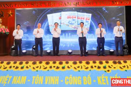 Lancement du Rapport sur les importations et les exportations du Vietnam 2024. Photo: tapchicongthuong.vn