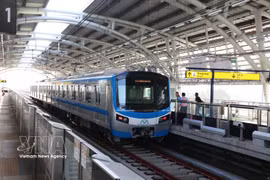 La ligne Bên Thanh - Suôi Tiên. Photo: VNA