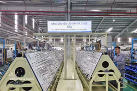 La chaîne d’assemblage automobile du groupe THACO Truong Hai. Photo: VNA