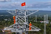 Un ouvrage électrique situé dans la zone spéciale de Phu Quoc (An Giang). Photo : VNA