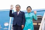 Le président de l’Assemblée nationale Trân Thanh Mân et son épouse achèvent mercredi leur visite officielle en République de Corée. Photo: VNA