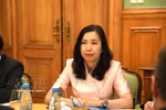 La vice-ministre des Affaires étrangères Lê Thi Thu Hang