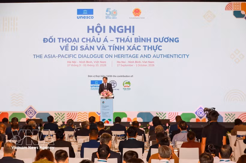 Le Dialogue Asie-Pacifique sur le patrimoine et l’authenticité s’est officiellement ouvert le 28 septembre à Hanoï, réunissant quelque 250 délégués vietnamiens et internationaux. Photo: VNA