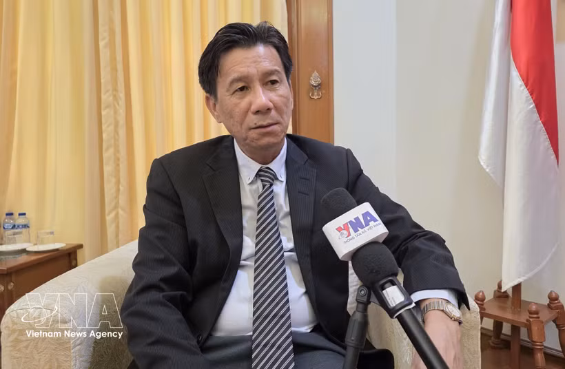 L'ambassadeur du Vietnam à Jakarta, Ta Van Thong. Photo: VNA