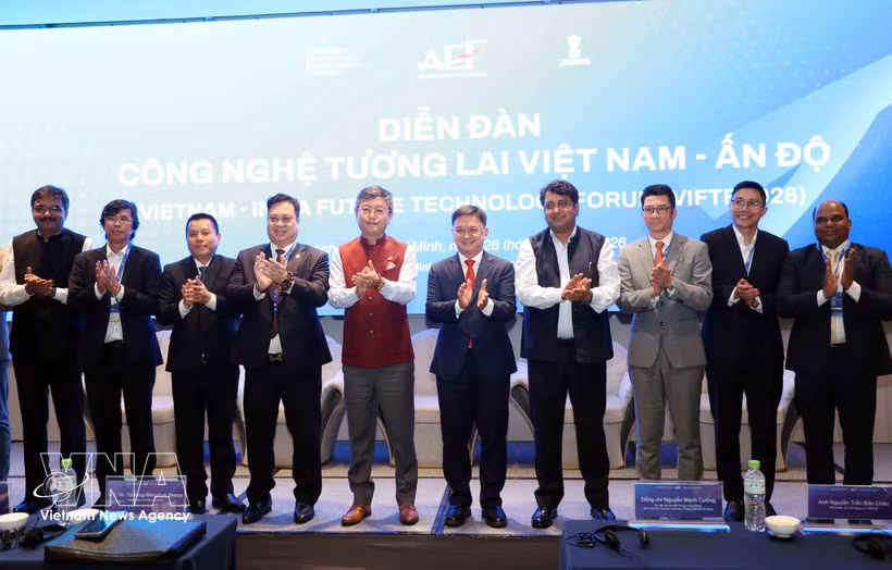 Les délégués au Forum sur les technologies du futur Vietnam-Inde, tenu le 26 octobre à Ho Chi Minh-Ville. Photo: VNA