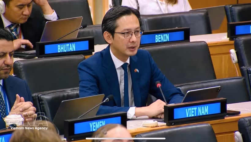 L’ambassadeur et représentant permanent du Vietnam auprès de l’Organisation des Nations Unies, Do Hung Viet. Photo: VNA