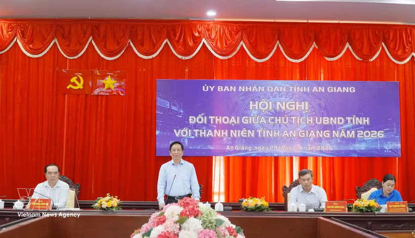 Le président du Comité populaire d’An Giang; ho Van Mung, à l'événement. Photo: VNA