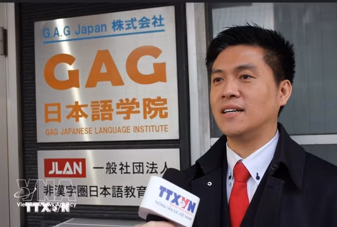 Nguyen Duy Anh, président d’honneur de l’Association des Vietnamiens dans la préfecture de Fukuoka au Japon et secrétaire général du Réseau mondial pour l'enseignement du vietnamien et de la culture vietnamienne. Photo: VNA