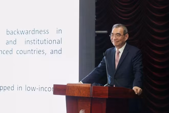 Le professeur Justin Yifu Lin. Photo: VietnamPlus