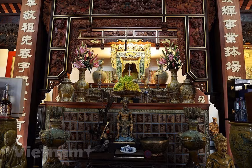 L'espace de culte est particulièrement sacré et le plus soigné. Photo : Vietnam+ 
