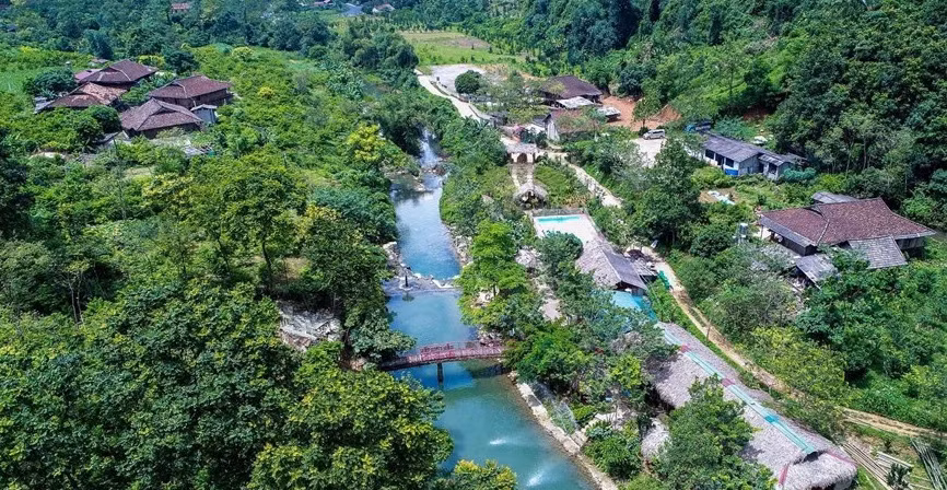 La zone d'écotourisme de la rivière de Mo Mam, dans le hameau de Hoan Trung, commune de Chien Thang, district de Bac Son, province de Lang Son. Photo: VNA