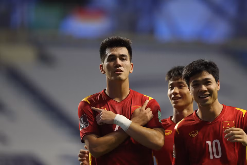 Tien Linh marque le premier but à la 51e minute.