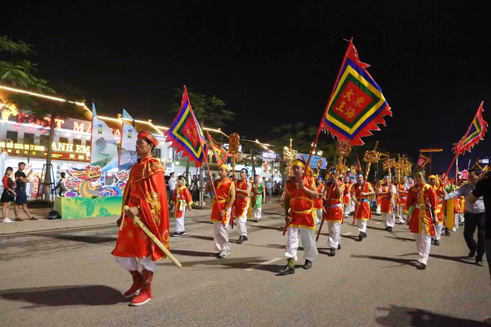 Une procession traditionnelle. 