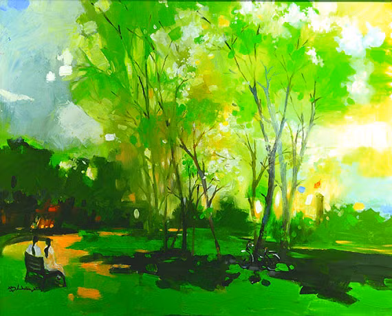 Oeuvre « Soleil » de Bui Anh Hung.