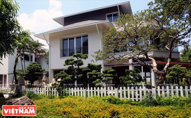 Les villas modernes de la zone Vuon Tùng.