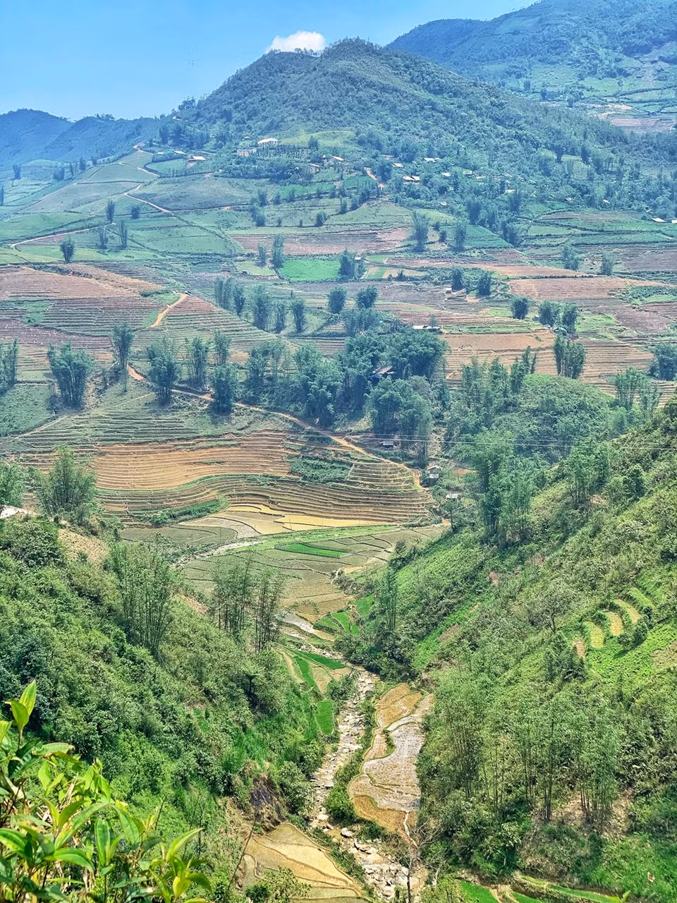 À 350 km de Hanoï et à une altitude de 2.000 m, Y Ty est une commune montagneuse du district de Bat Xat. Pour se rendre à à la commune d'Y Ty, les visiteurs doivent consacrer un peu de temps au voyage, qu'ils peuvent effectuer en train de Hanoï à Lào Cai, ou bien en moto. Le deux-roues est le moyen de transport privilégié car ce moyen de transport offre à la fois la liberté de déplacement au voyageur mais aussi un meilleur point de vue pour profiter au maximum des paysages et de la route grandiose de cette zone montagneuse. Photo: VietnamPlus