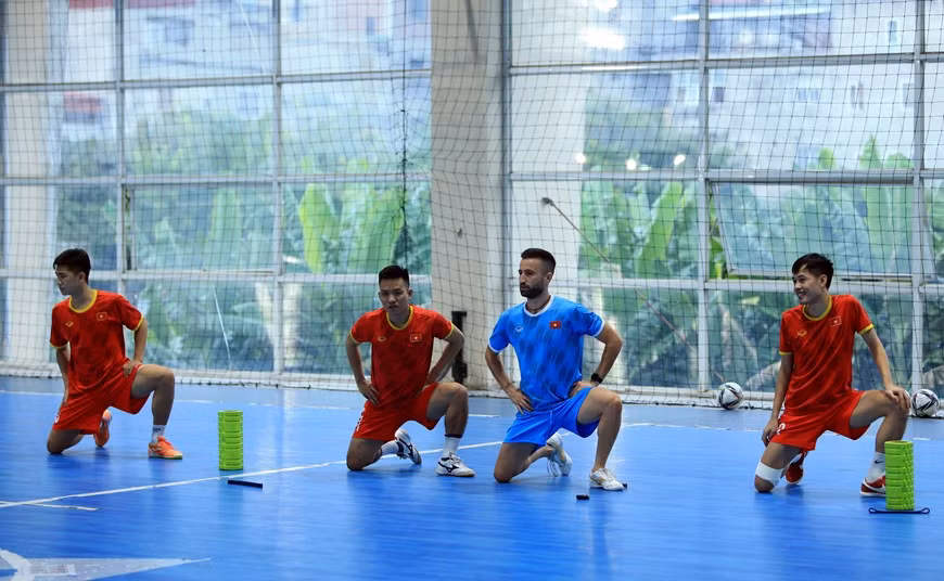Le Vietnam affrontera le Brésil dans le Groupe D, que complètent le Panama et la République tchèque, lors de la phase finale de la Coupe du Monde de Futsal de la FIFA, Lituanie 2021. Photo: VFF