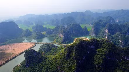 Trang An s’étend sur 12.000 ha.