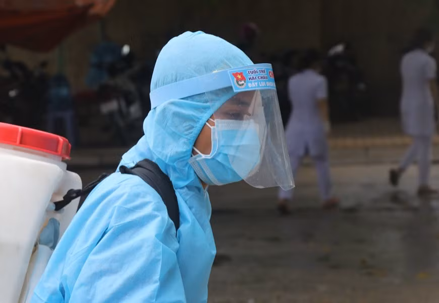 L'hôpital de campagne du centre médical du district de Hoa Vang est prêt à servir les patients infectés par le COVID-19 à partir du 1er août. Photo: VNA