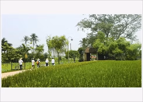 La porte de Mông Phu (nom de l’un des anciens villages faisant aujourd’hui partie de Duong Lâm).