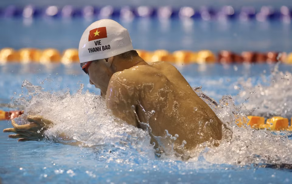 Le nageur Pham Thanh Bao a gagné une médailles d’or au 200 mètres brasse masculin. 