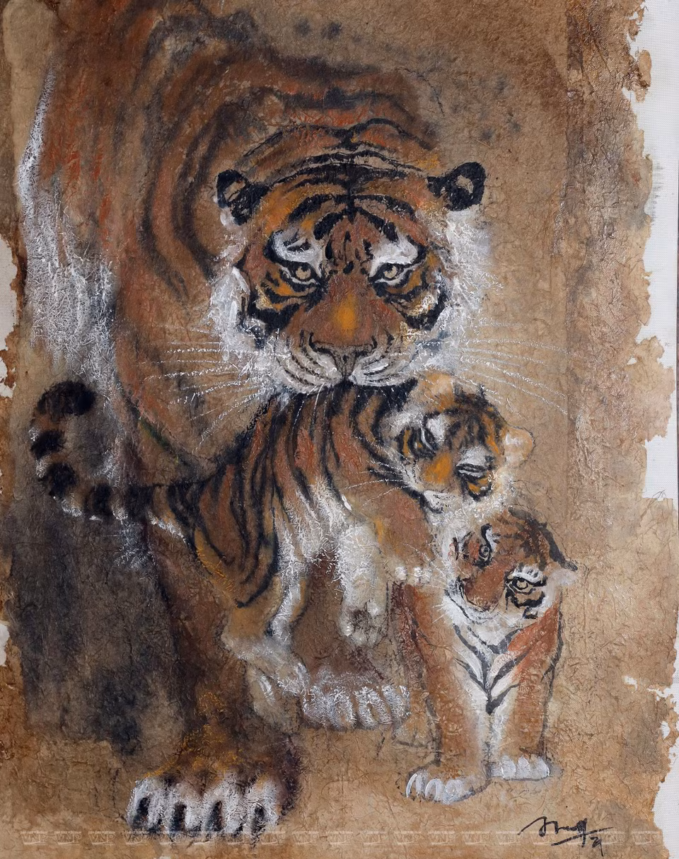 Le tigre suscite à la fois un sentiment de crainte et d'admiration: ses prouesses, sa férocité, sa beauté et l'harmonie des contraires. Photo: VNP