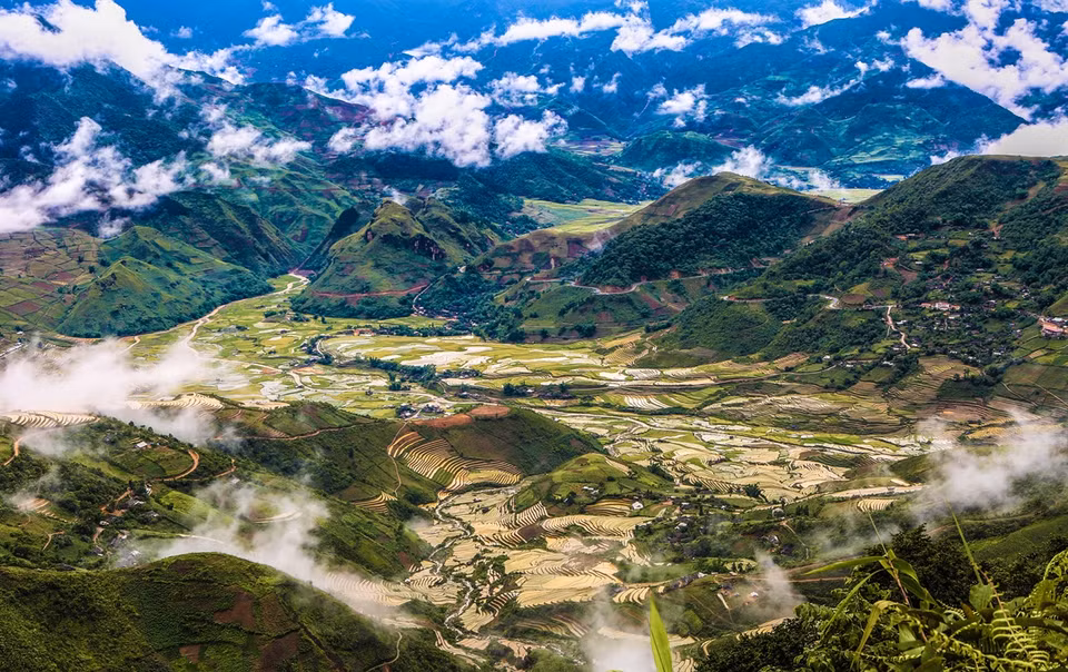 Col de Khau Pha - endroit idéal pour la chasse aux nuages au Vietnam. Photo: VNA