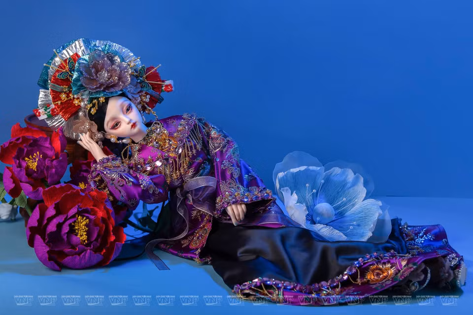 Un modèle de costume. Photo: VNP 