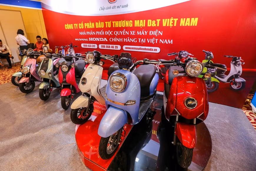 Des motos électriques Honda. 