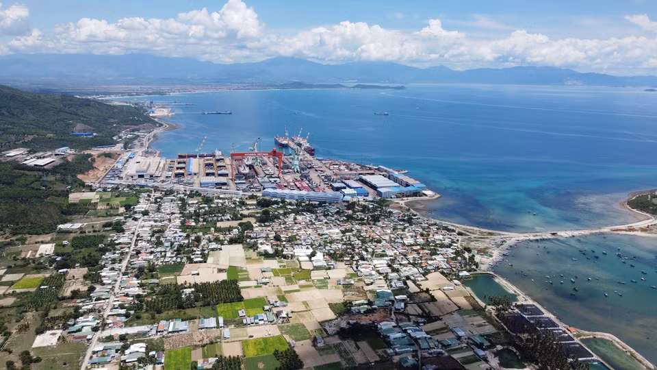  La zone économique de Van Phong couvre environ 150.000 hectares dans le district de Van Ninh et la ville de Ninh Hoa, province de Khanh Hoa. Photo : VNA 