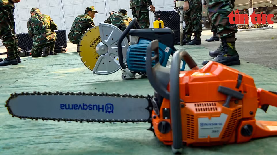 Des équipements de la mission de l'Armée vietnamienne. Photo: VNA 