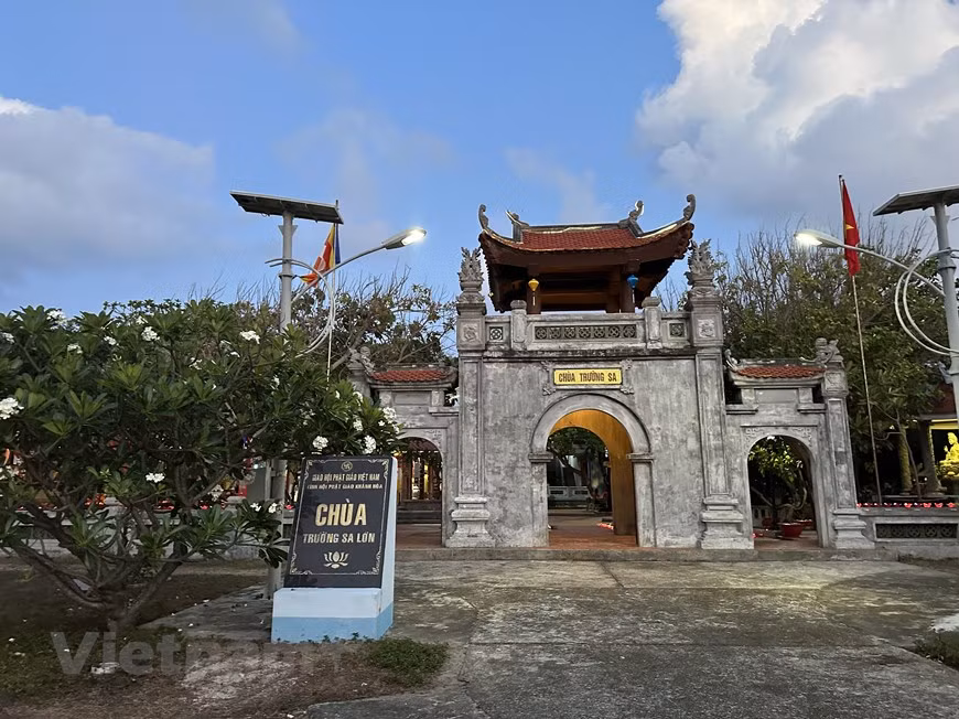 La pagode Truong Sa Lon. Photo : Vietnamplus 